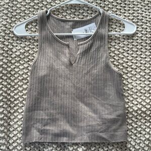 NWT American eagle tan tank size small